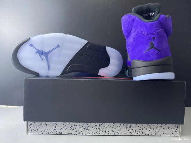136027-500 Retro Jordan Air Alternate 5 Grape 0804